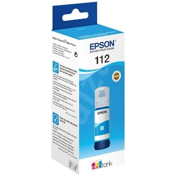 Recipient de cerneală Epson 112 EcoTank, C13T06C24A, Cyan