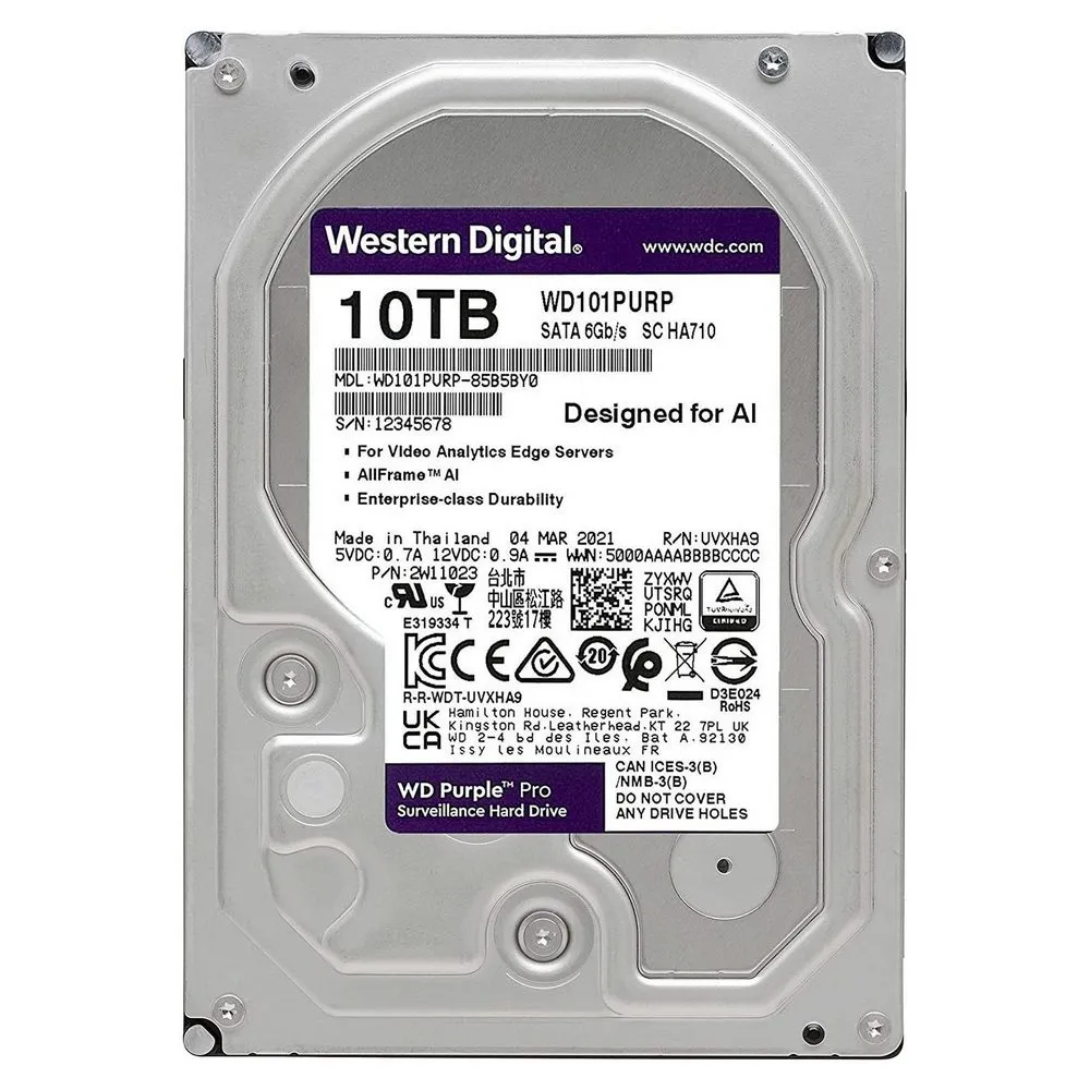 Unitate HDD Western Digital WD Purple Pro, 3.5