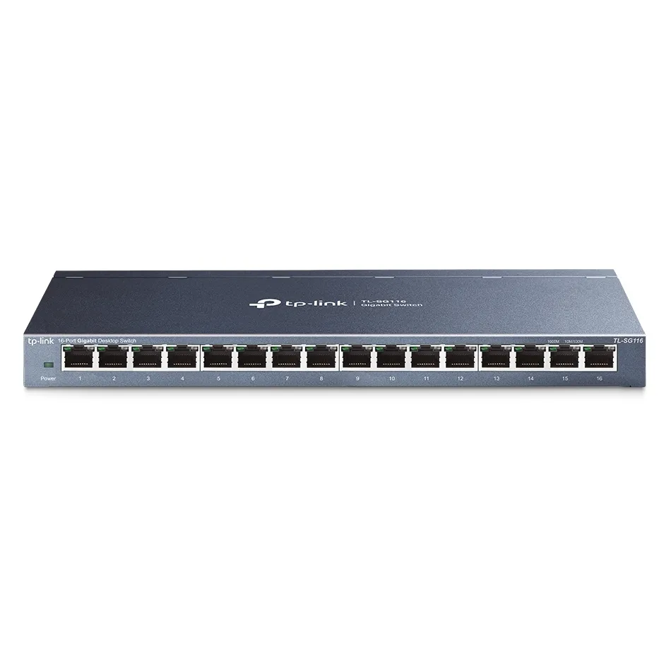 Switch de rețea TP-LINK TL-SG116, 16x 10/100/1000 Mbps