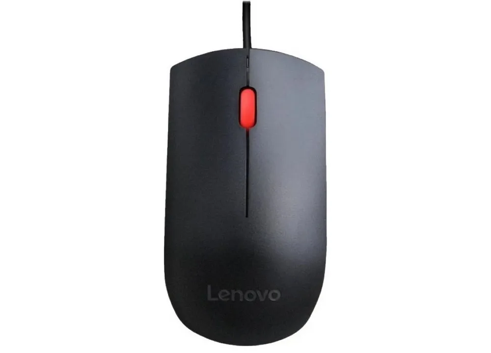 Mouse Lenovo Essential USB, Negru