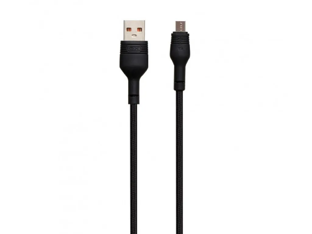 Cablu încărcare și sincronizare XO NB55, USB Type-A/micro-USB, 1m, Negru