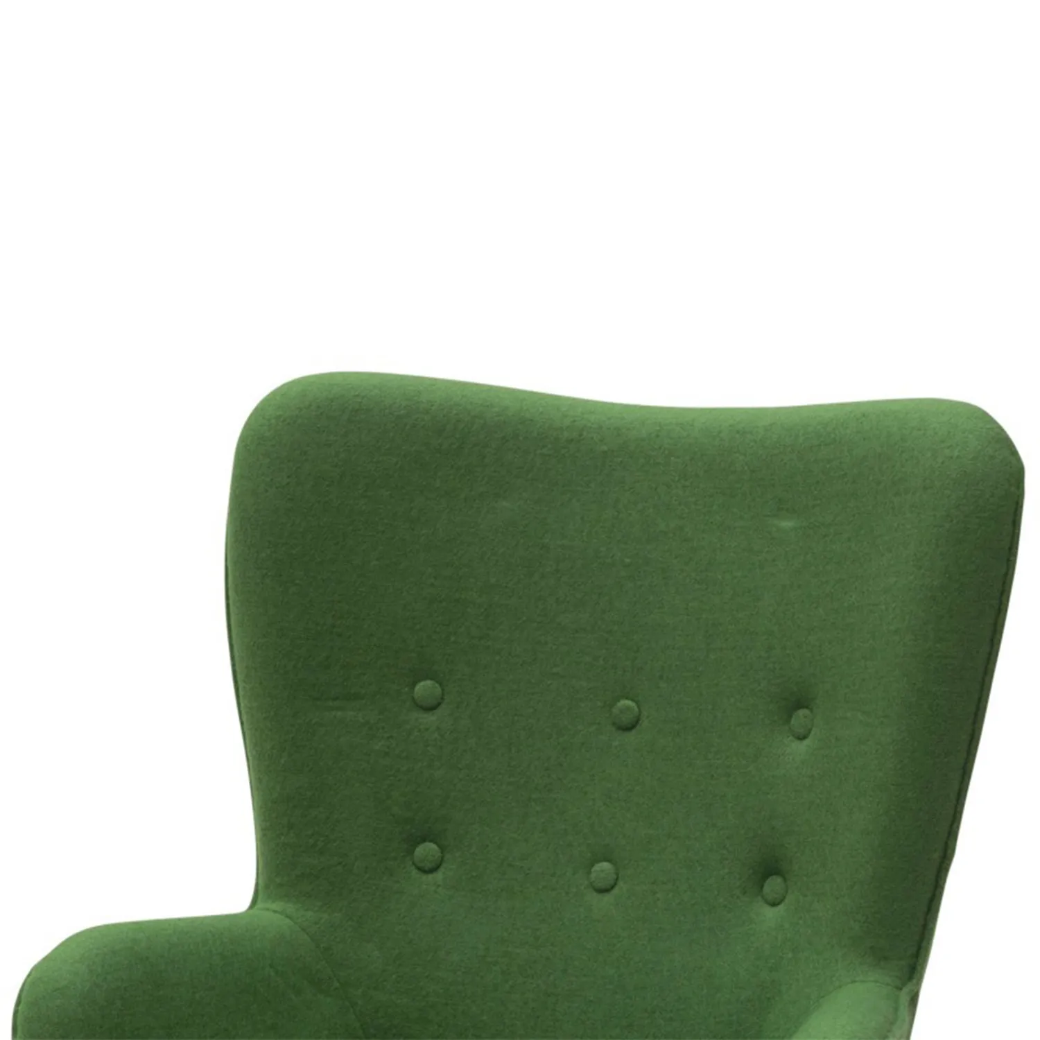 Fotoliu cu suport picioare WALTZ (verde)