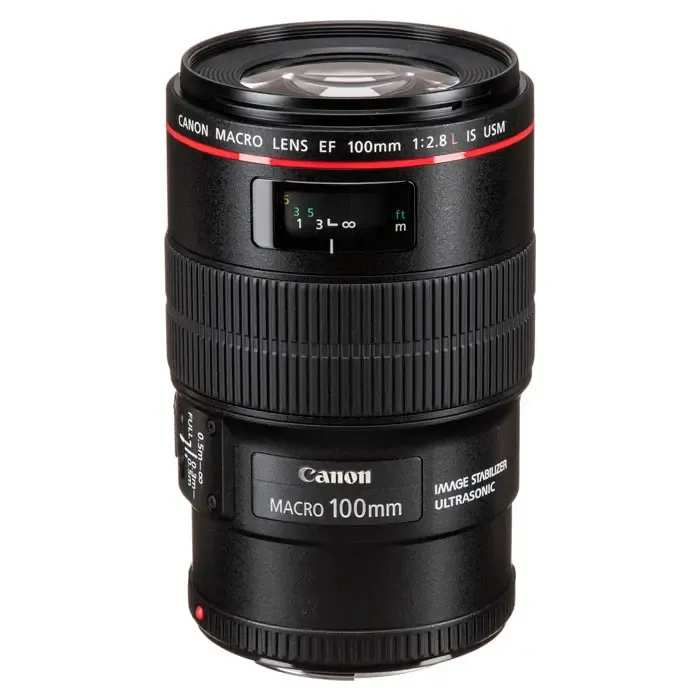 Obiectiv foto Canon EF 100mm f/2.8L Macro IS USM