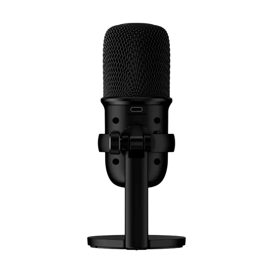 Microfon portabil pentru înregistrare vocală HyperX SoloCast, Cu fir, Negru