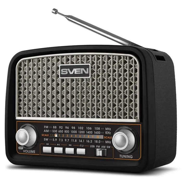 Radio portabil SVEN SRP-555, Negru