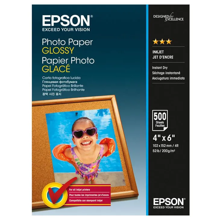 Hârtie fotografică Epson Photo Paper Glossy, А6
