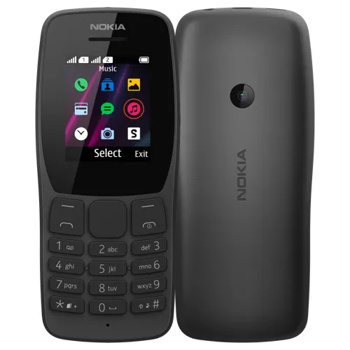 Telefon mobil Nokia 110, Negru