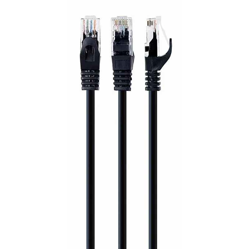 Patch cord Cablexpert PP6U-5M/BK, Cat6 UTP, 5m, Negru