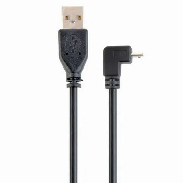 Cablu încărcare și sincronizare Cablexpert CCP-mUSB2-AMBM90-6, USB Type-A/micro-USB, 1,8m, Negru