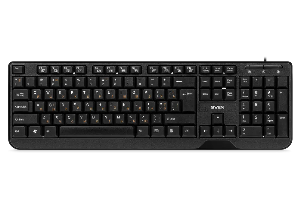 Set Tastatură + Mouse SVEN KB-S330C, Cu fir, Negru