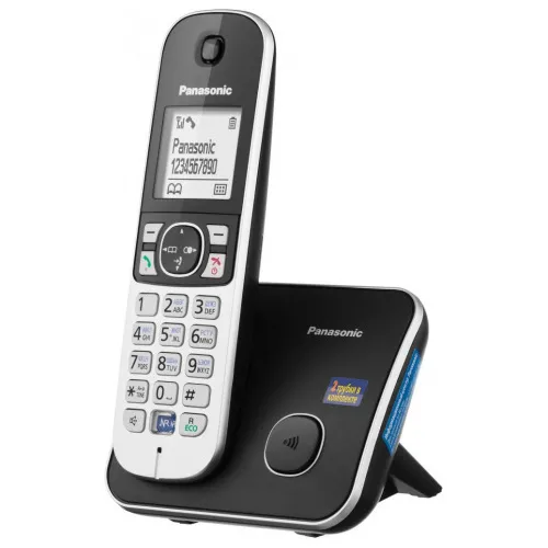 Telefon DECT Panasonic KX-TG6812, Negru