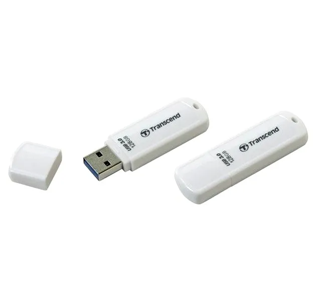 Memorie USB Transcend JetFlash 730, 128GB, Alb