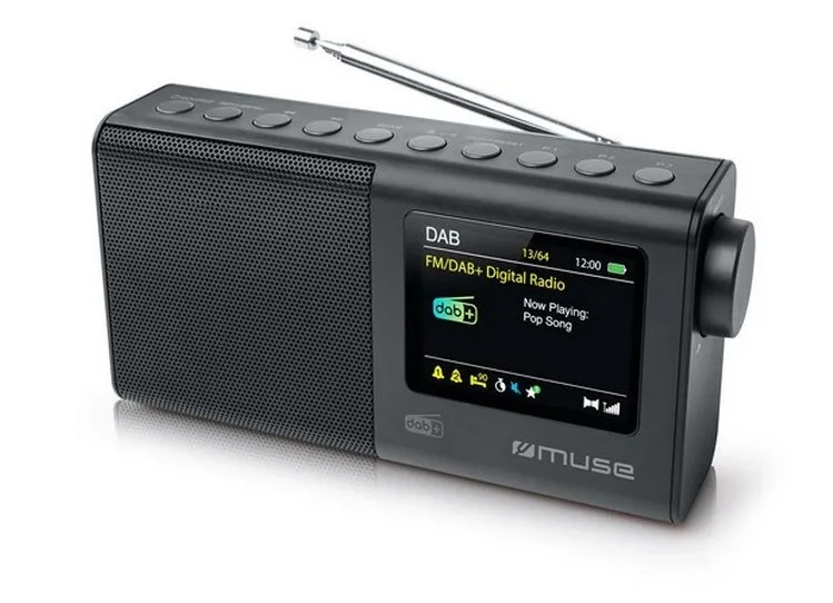 Radio portabil MUSE M-117 DB, Negru