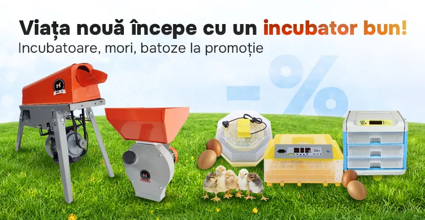 Viața nouă începe cu un incubator bun!