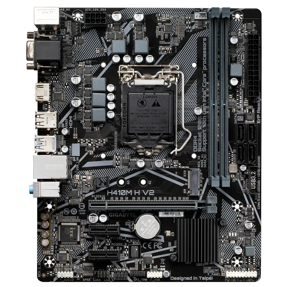 MB S1200 Gigabyte H410M H V2 1.0  mATX