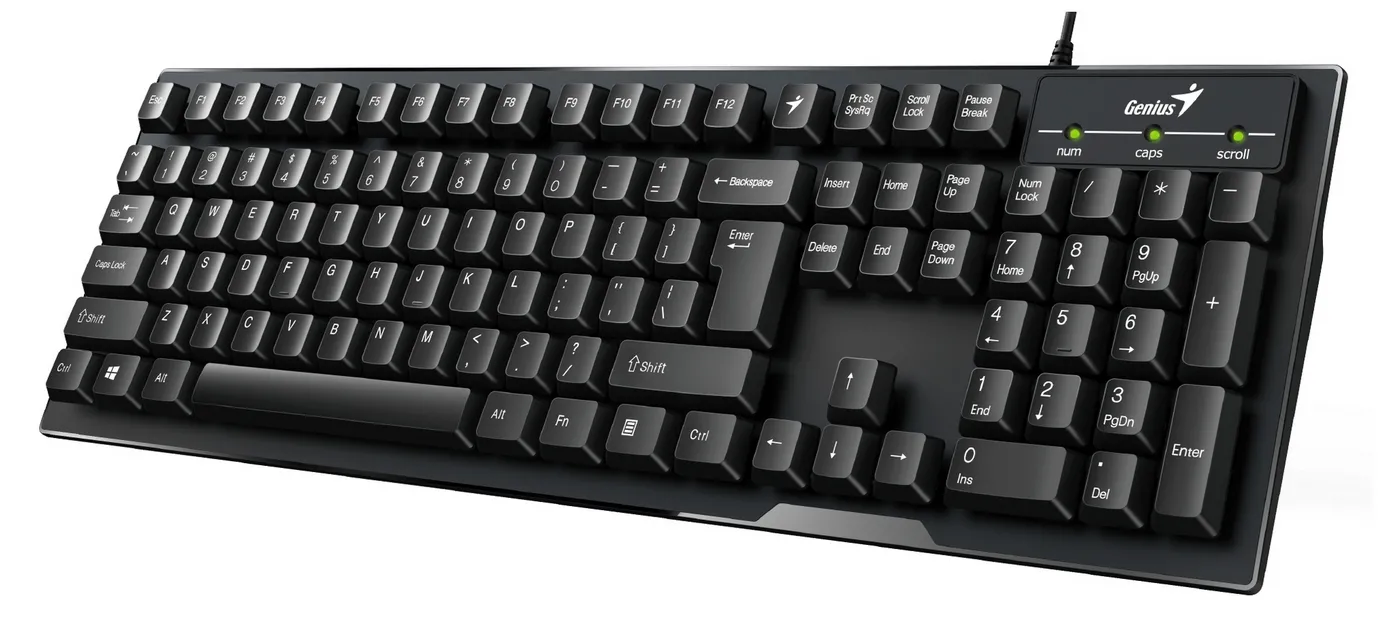 Клавиатура Genius Smart KB-102, Проводное, Чёрный