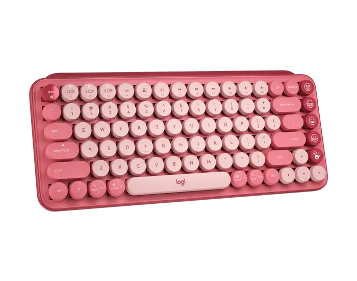 Клавиатура Logitech POP Keys, Беспроводное, Розовый