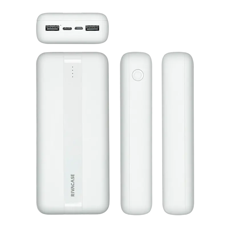 Портативное зарядное устройство RivaCase VA2081, 20000мА·ч, Белый