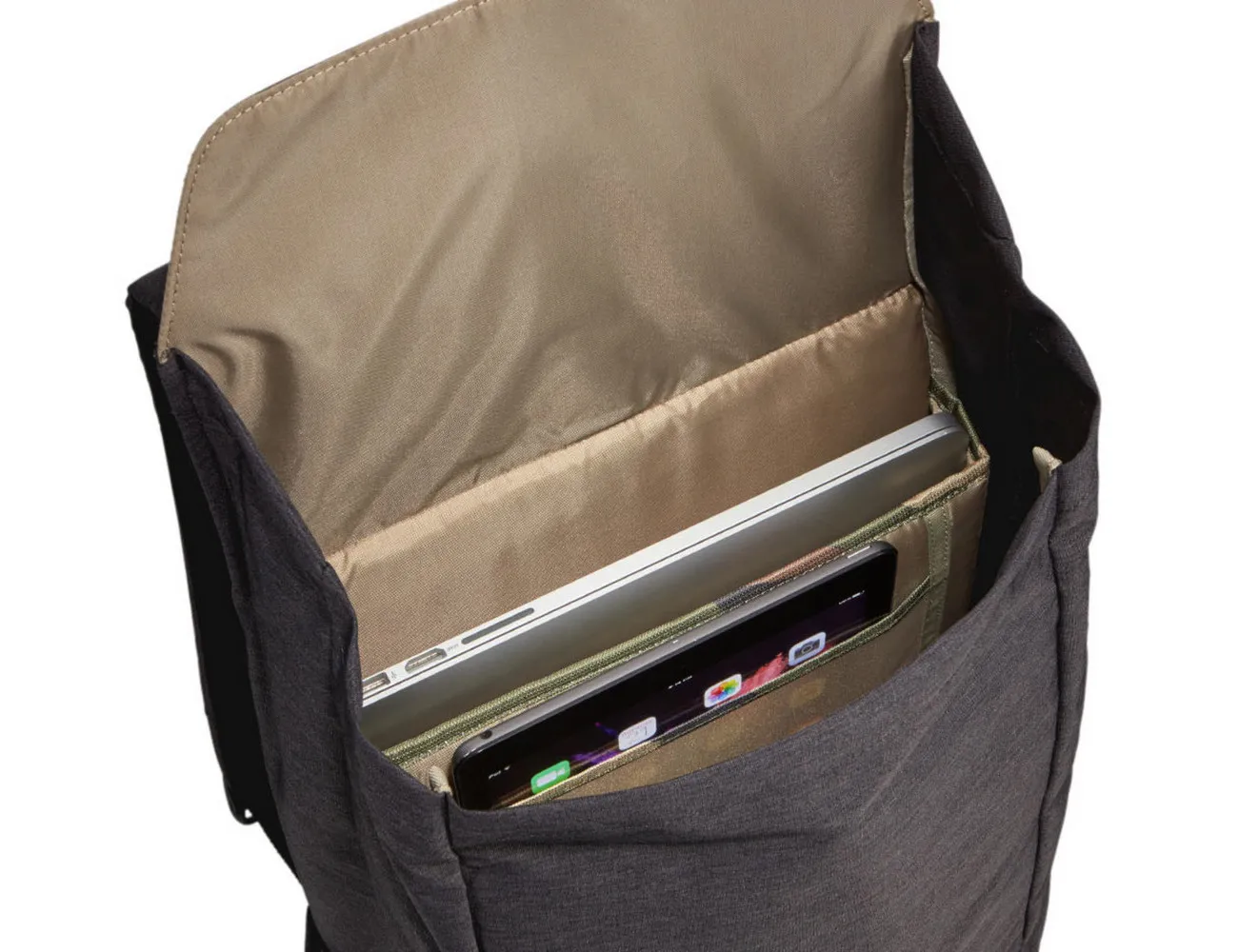 Backpack Thule Lithos TLBP-113, 16L, 3203821, Rooibos/Forest Night for Laptop 14