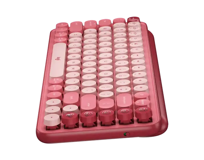 Клавиатура Logitech POP Keys, Беспроводное, Розовый