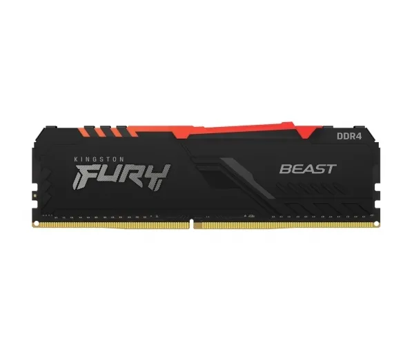 Memorie RAM Kingston FURY Beast RGB, DDR4 SDRAM, 2666 MHz, 16GB, KF426C16BBAK2/16