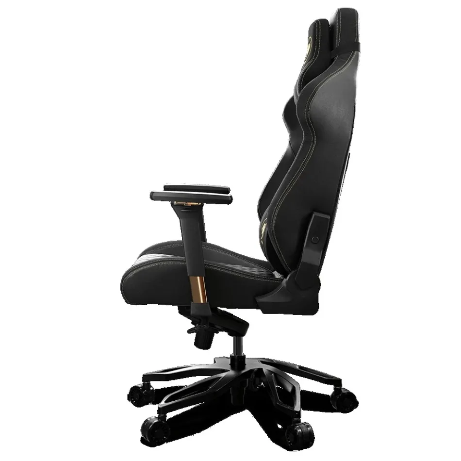 Scaun Gaming Cougar Armor Titan Pro, PVC Piele, Negru/Auriu