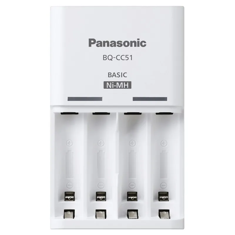 Încărcător Acumulatori Panasonic BQ-CC51E, Alb