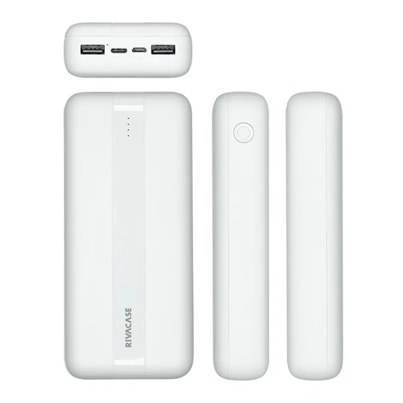Портативное зарядное устройство RivaCase VA2081, 20000мА·ч, Белый