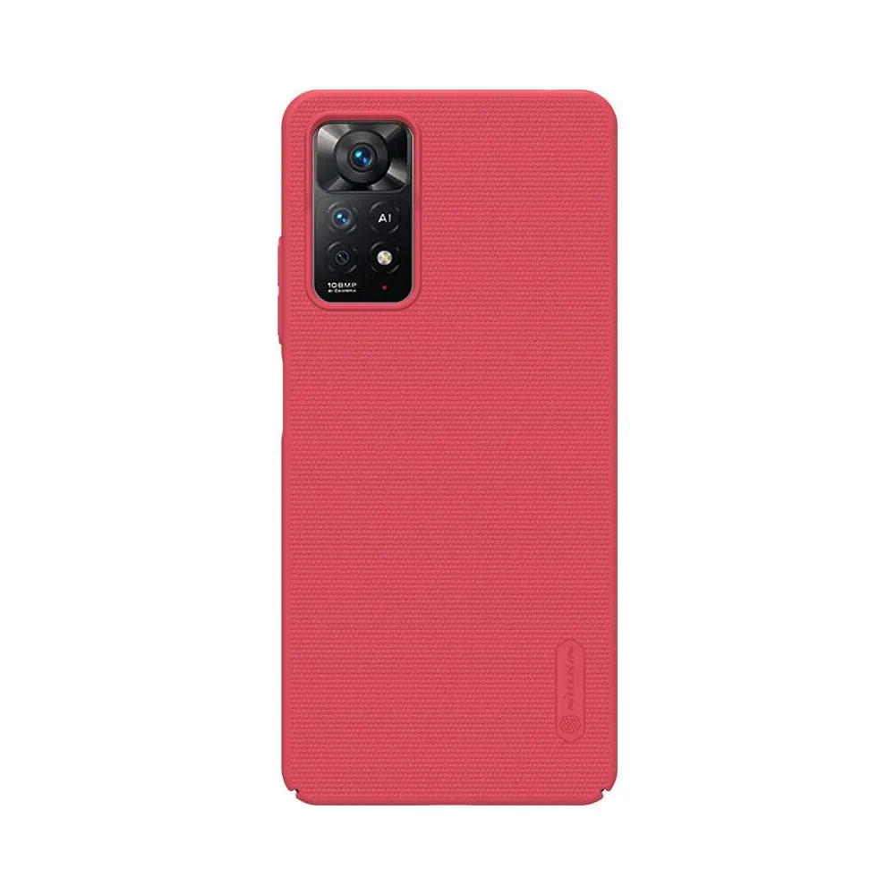 Nillkin Xiaomi RedMi Note 11 Pro, Frosted, Bright Red