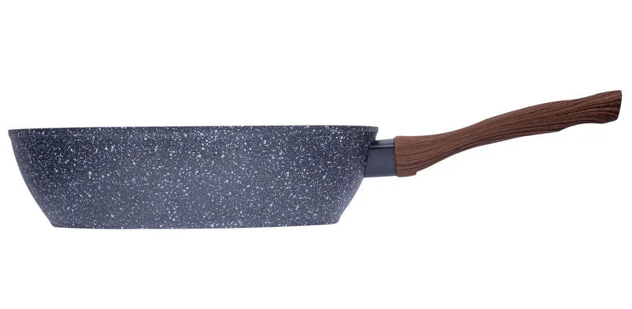 Сковорода глубокая RESTO 93054, 28см, Серый