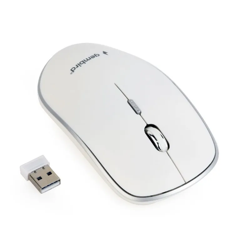 Mouse Wireless Gembird MUSW-4B-01-W, Alb