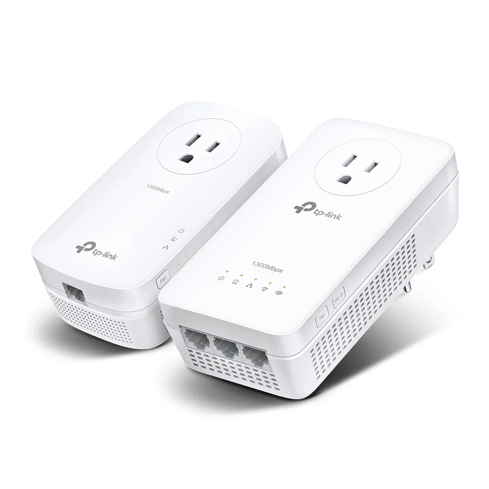 Wi-Fi + Powerline адаптер TP-LINK TL-WPA8631P KIT, AV1300, 1300 Mбит/c, Белый