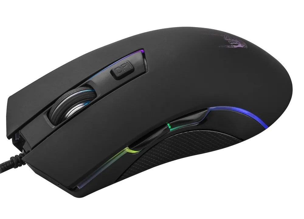 Клавиатура и мышь QUMO Pandemonium, Проводное, Чёрный