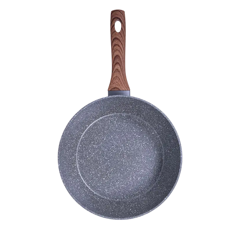 Сковорода глубокая RESTO 93054, 28см, Серый