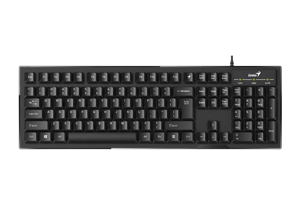 Клавиатура Genius Smart KB-102, Проводное, Чёрный