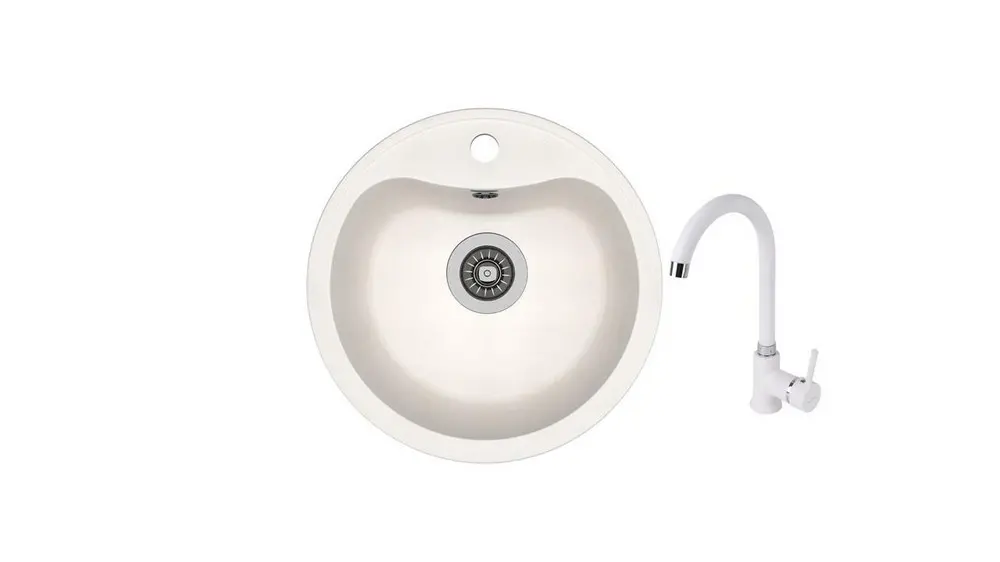 НАБОР раковины Dr Gans DORA + SanDonna F 7073 белый