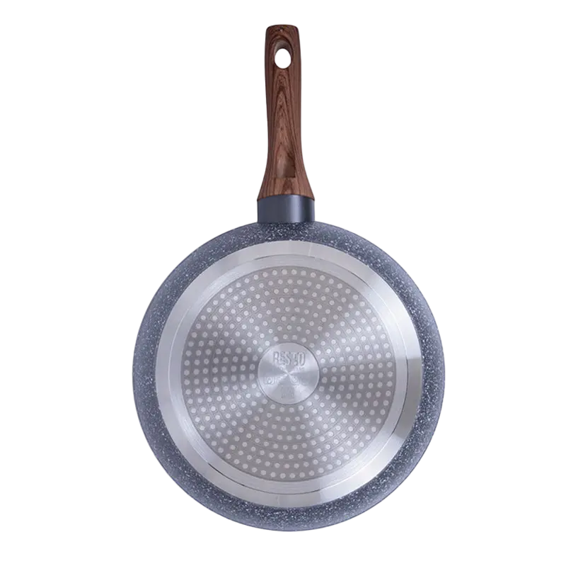 Сковорода глубокая RESTO 93054, 28см, Серый