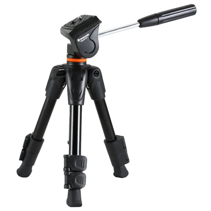 Mini trepied Vanguard ESPOD CX 1, Сap video panoramic cu 2 căi, Negru