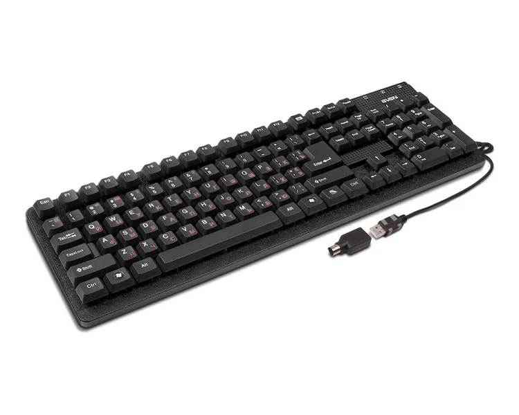 Tastatură SVEN Standard 301, Cu fir, Negru