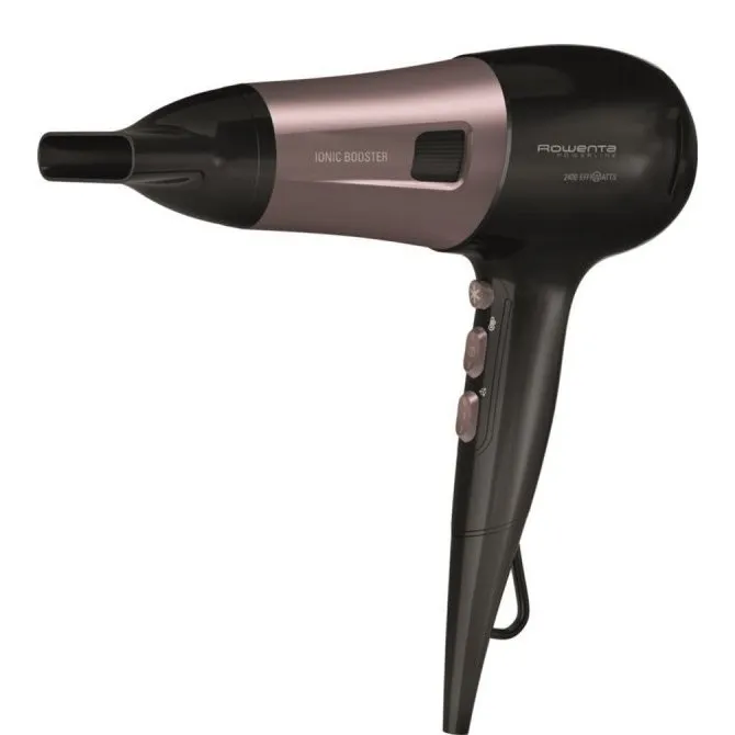 Фен Rowenta Powerline CV5940F0, 2400 Вт, Чёрный | Розовый