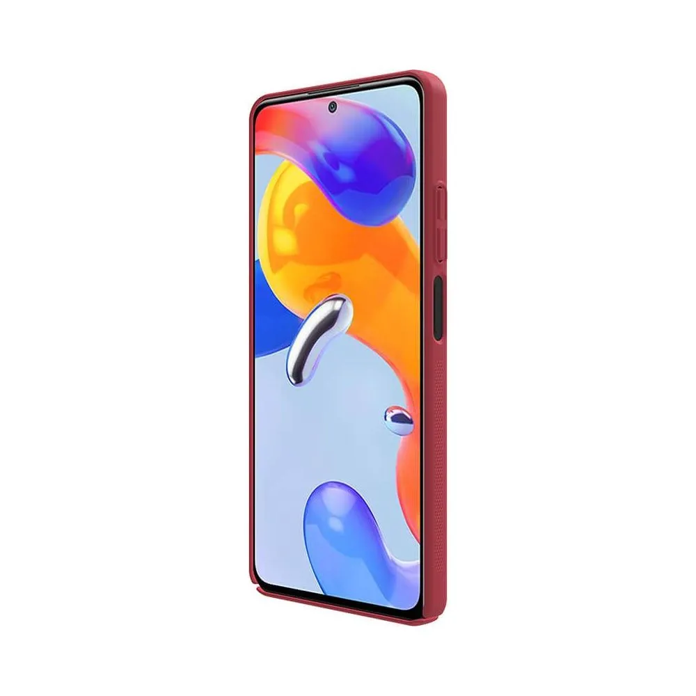 Nillkin Xiaomi RedMi Note 11 Pro, Frosted, Bright Red