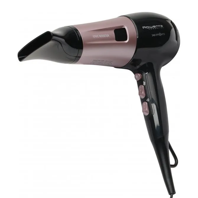 Фен Rowenta Powerline CV5940F0, 2400 Вт, Чёрный | Розовый