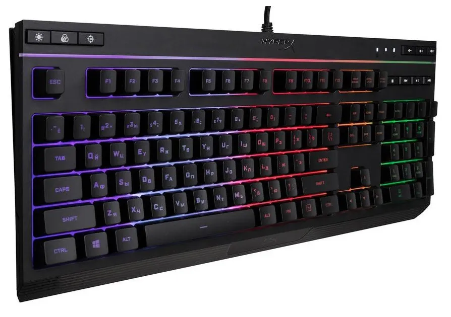 Клавиатура HyperX Alloy Core RGB, Проводное, Чёрный