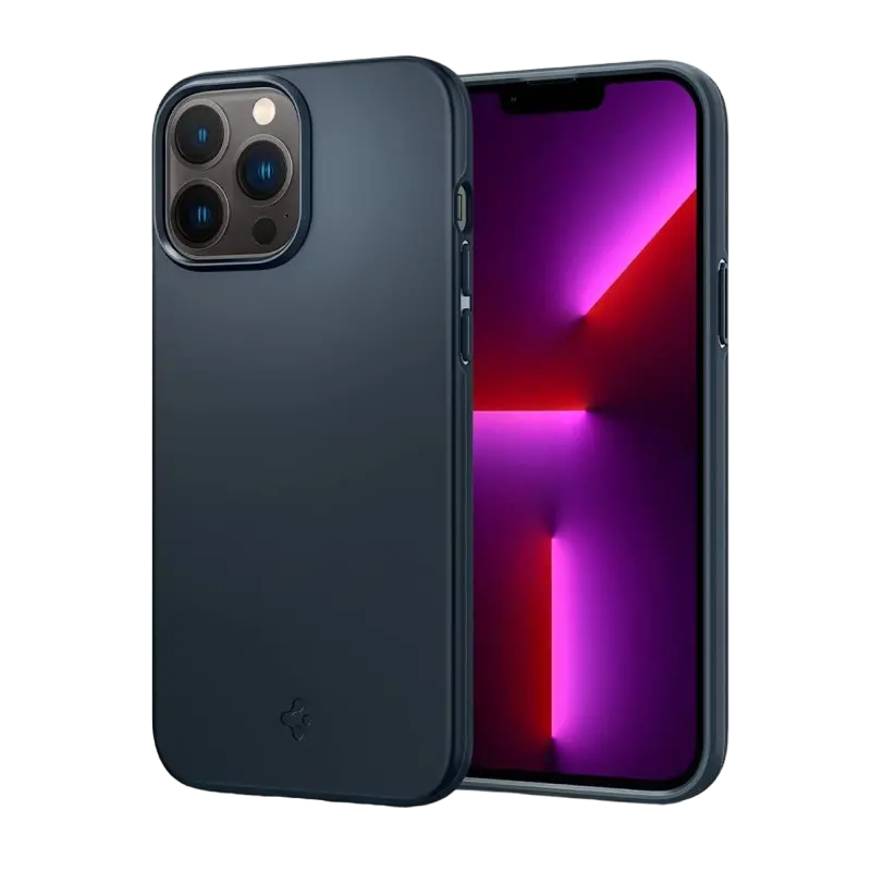 Husă Spigen iPhone 13 Pro Max, Thin Fit, Metal Slate