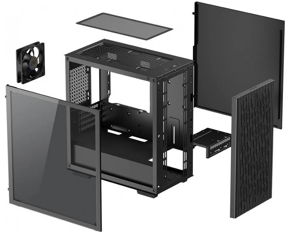 Carcasă PC Deepcool MATREXX 40, Micro-ATX, ATX PS2 , Negru