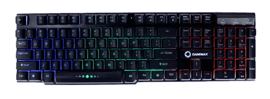 Tastatură Gamemax K207, Cu fir, Negru