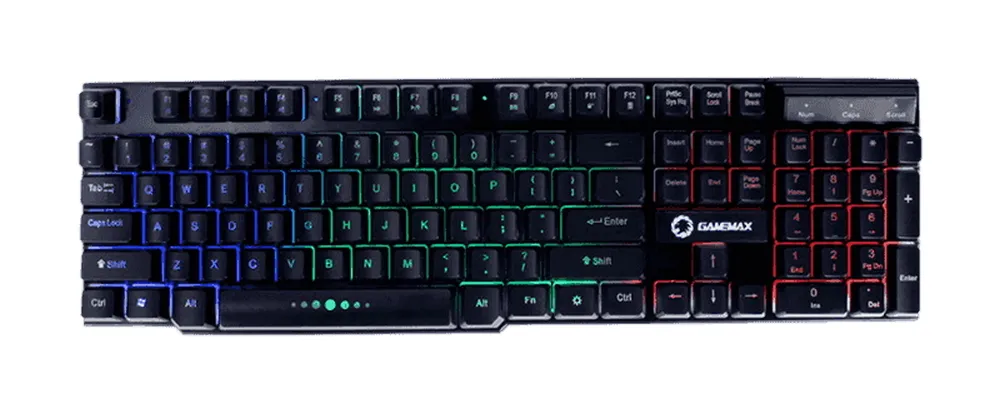 Tastatură Gamemax K207, Cu fir, Negru