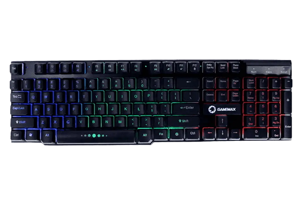 Tastatură Gamemax K207, Cu fir, Negru