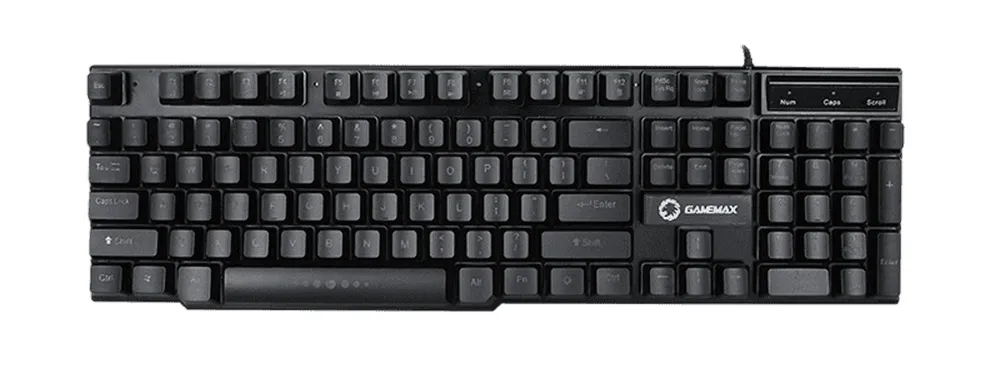 Tastatură Gamemax K207, Cu fir, Negru