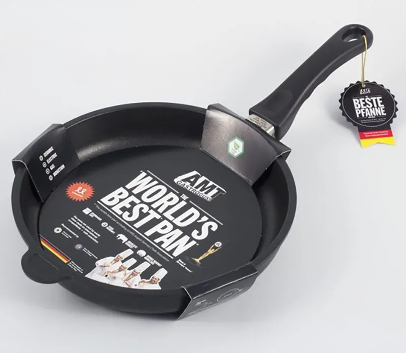 Сковорода AMT Gastroguss I-526-E, 1,6л, 26см, Чёрный